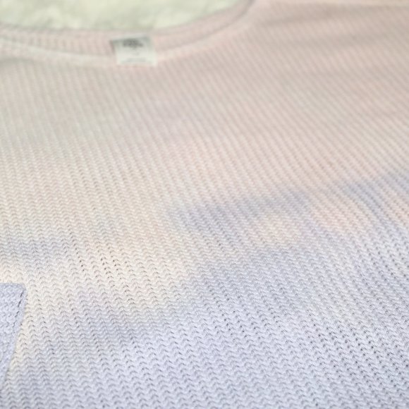 Free People We The Free Smokewash Print Hacci Moonstone Size L Pink & pu… - Picture 9 of 11